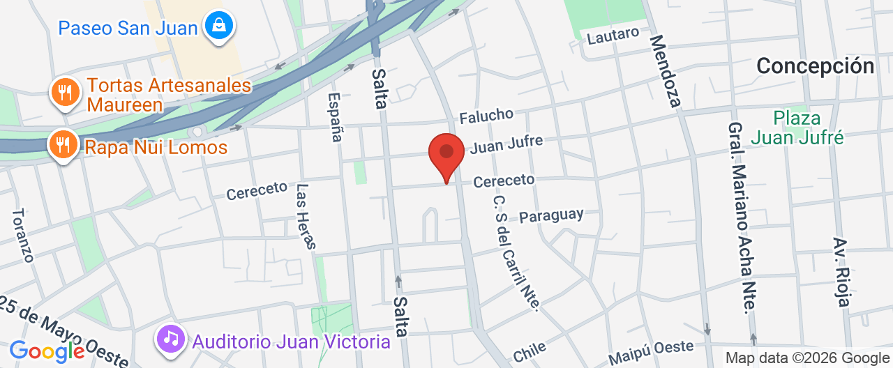 Mapa de la ubicación