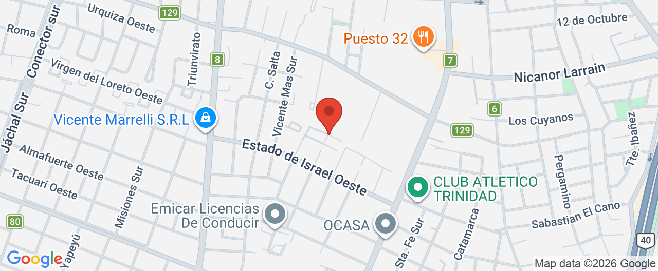 Mapa de la ubicación