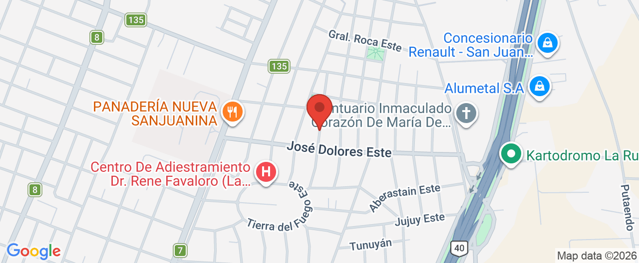 Mapa de la ubicación