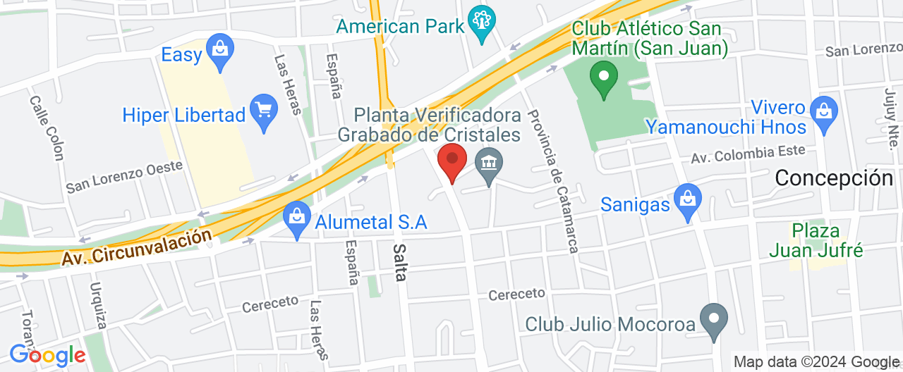 Mapa de la ubicación