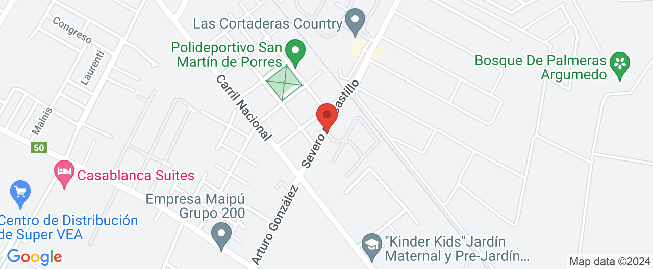 Mapa de la ubicación
