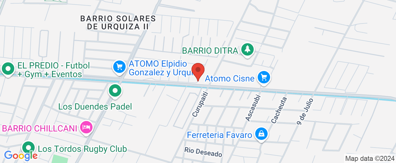 Mapa de la ubicación