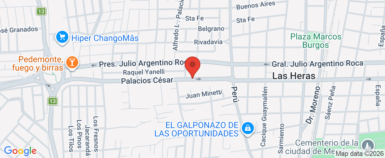 Mapa de la ubicación