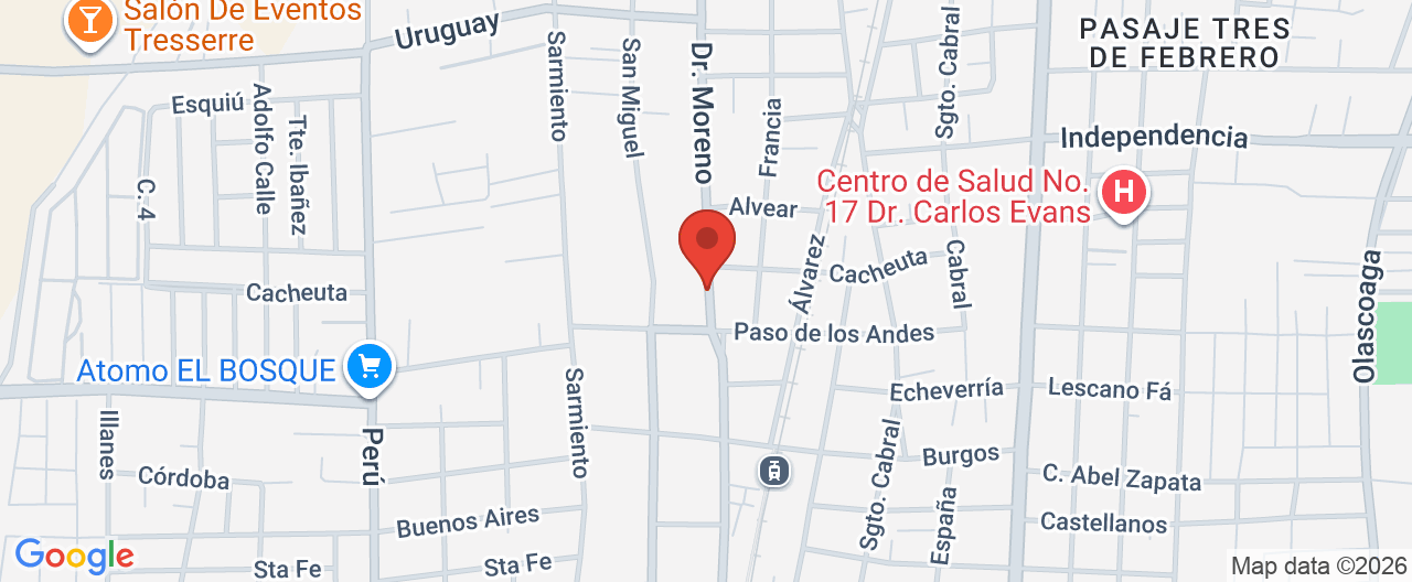 Mapa de la ubicación