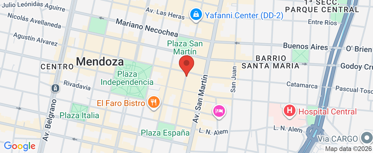 Mapa de la ubicación