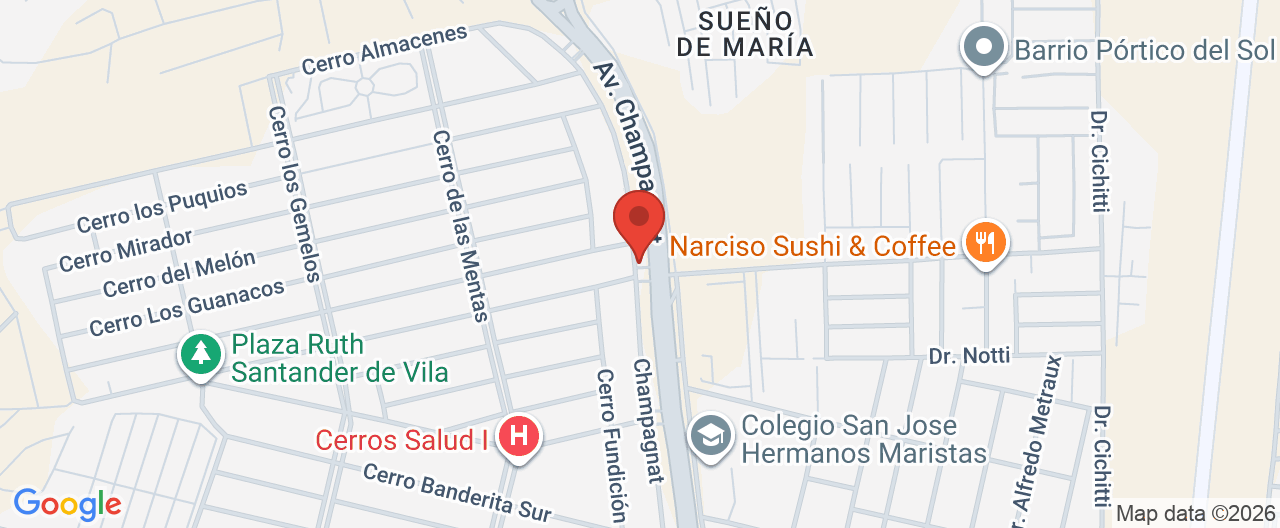 Mapa de la ubicación