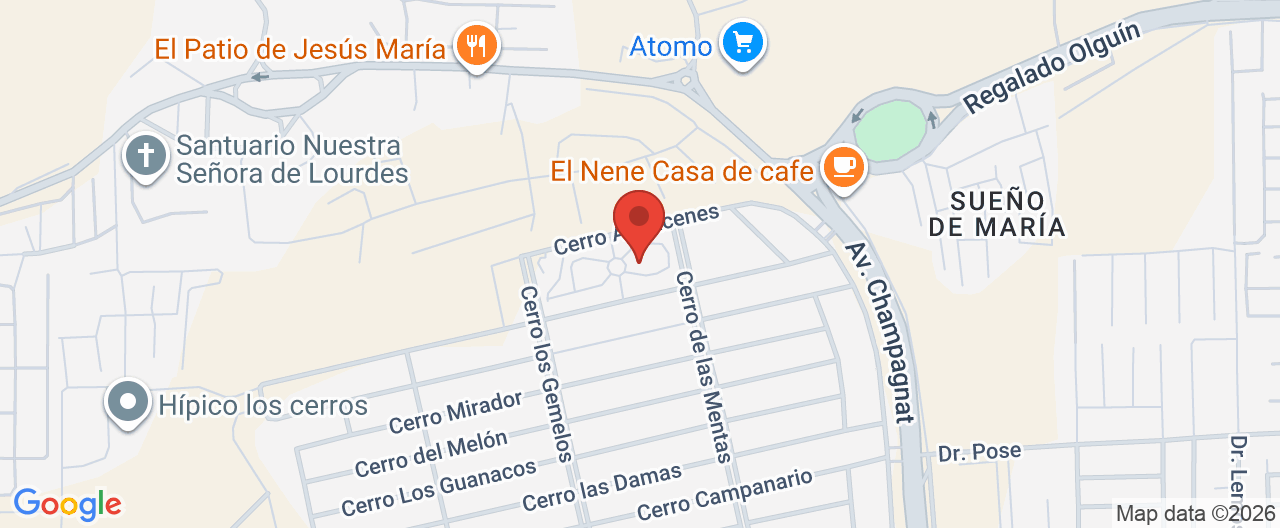 Mapa de la ubicación