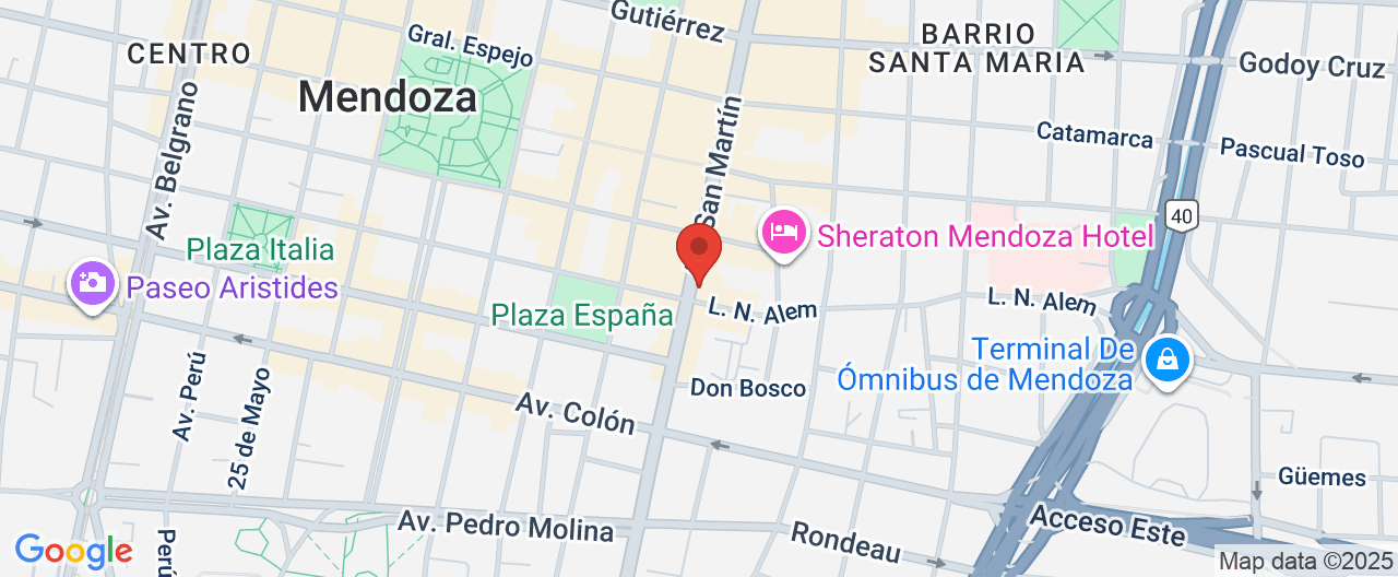 Mapa de la ubicación