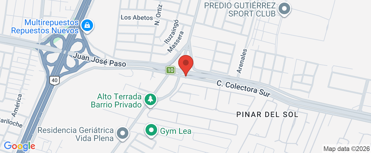 Mapa de la ubicación