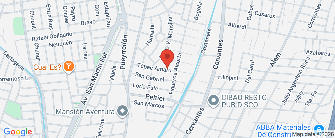 Mapa de la ubicación