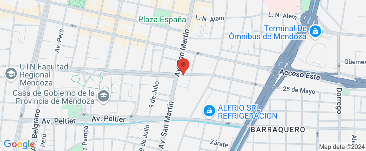 Mapa de la ubicación