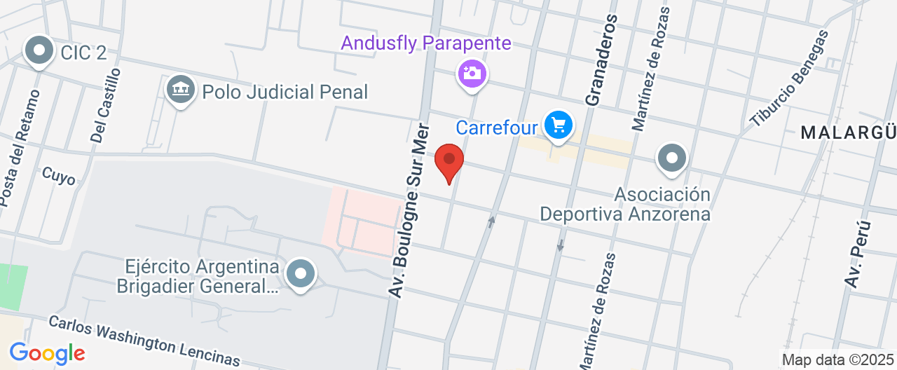 Mapa de la ubicación
