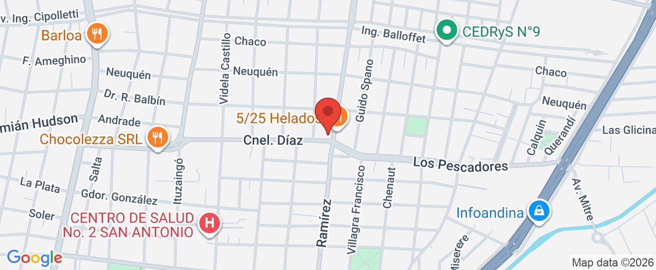 Mapa de la ubicación