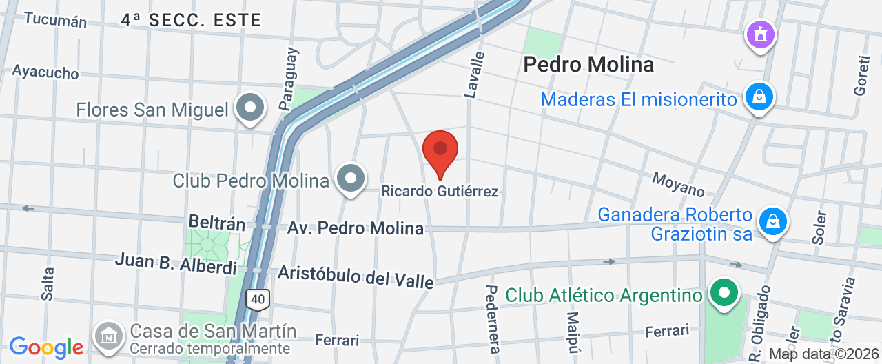 Mapa de la ubicación