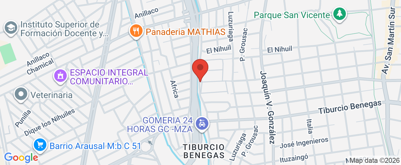 Mapa de la ubicación