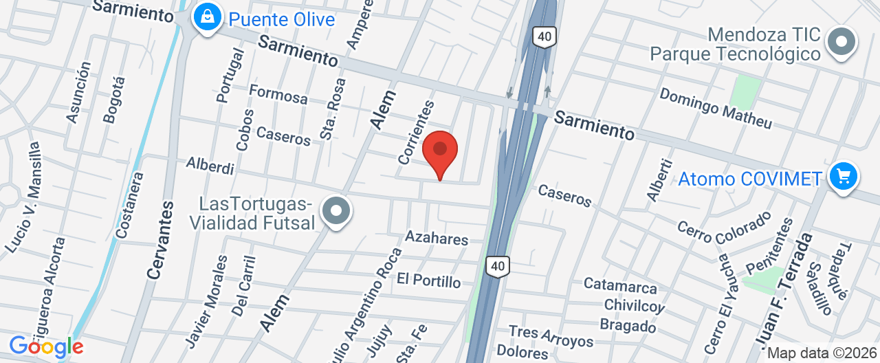 Mapa de la ubicación