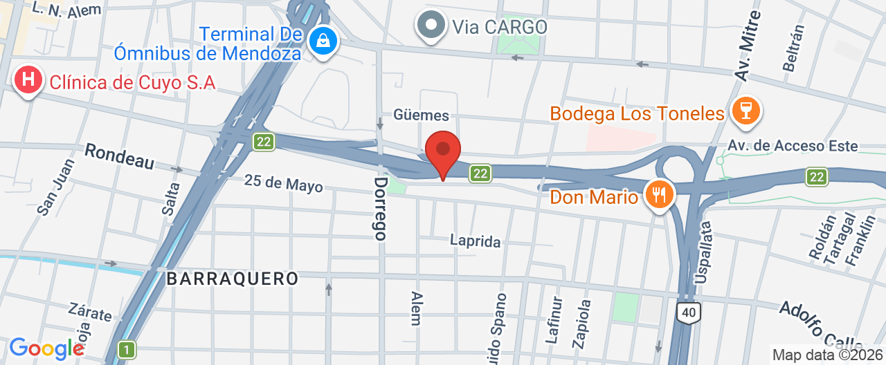 Mapa de la ubicación