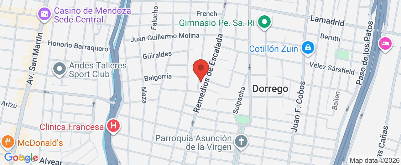 Mapa de la ubicación