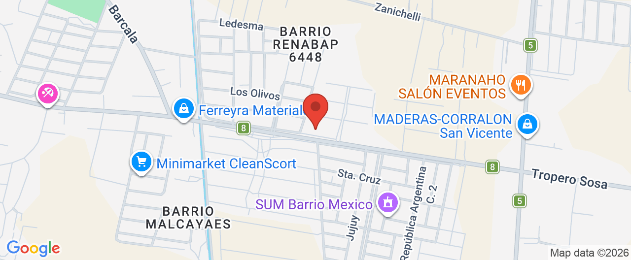Mapa de la ubicación