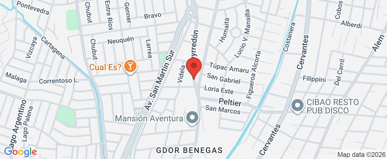 Mapa de la ubicación