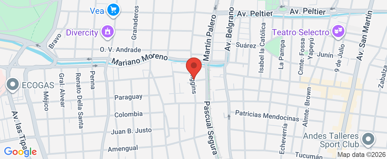 Mapa de la ubicación