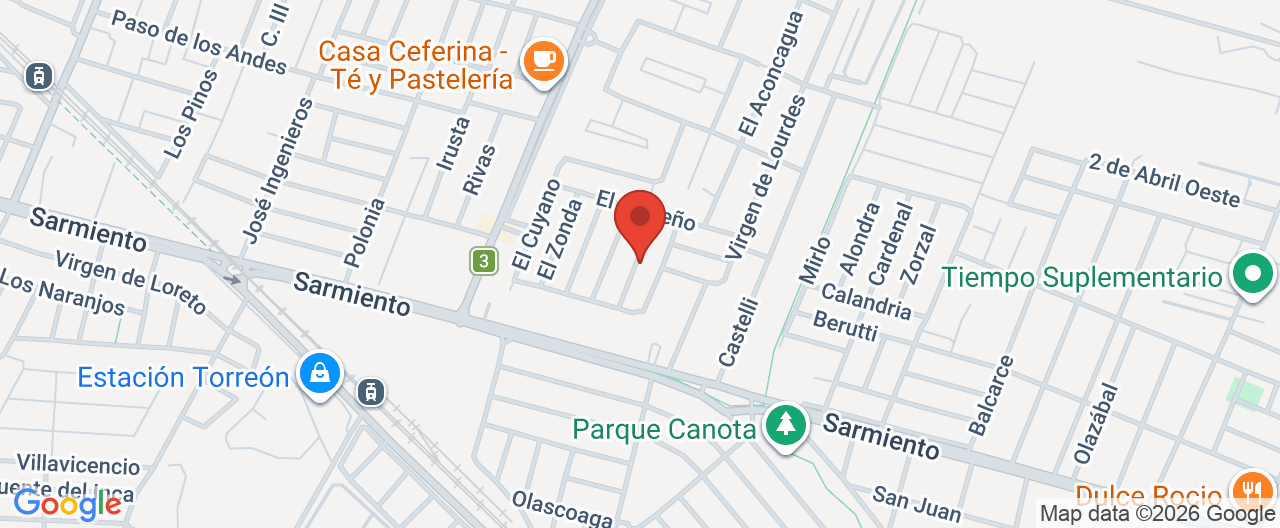 Mapa de la ubicación