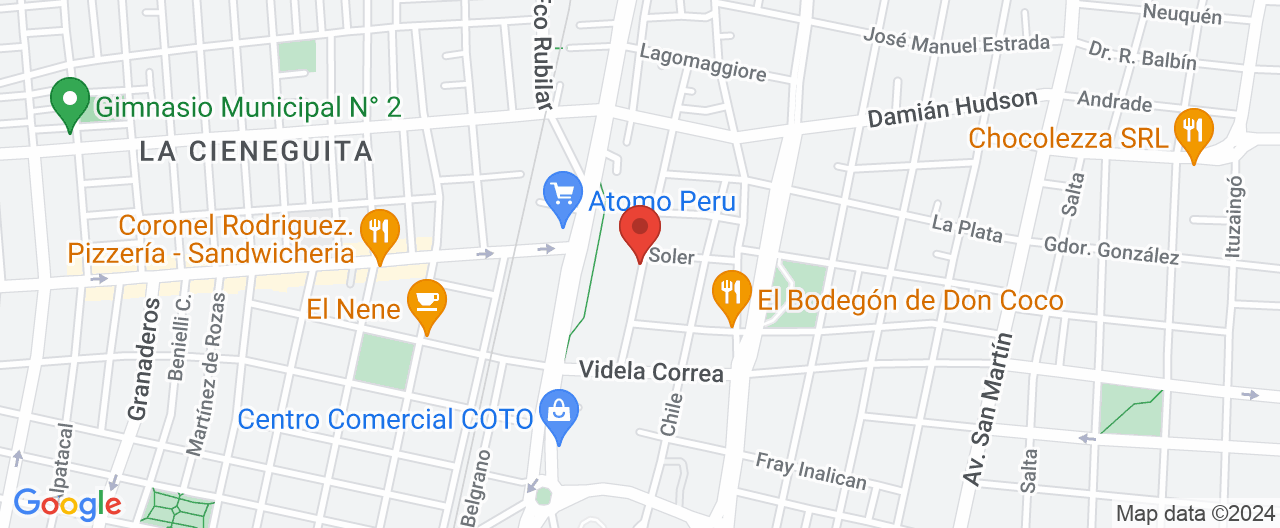 Mapa de la ubicación