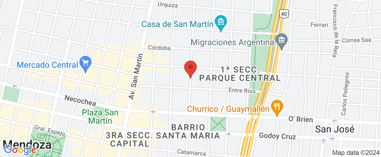 Mapa de la ubicación