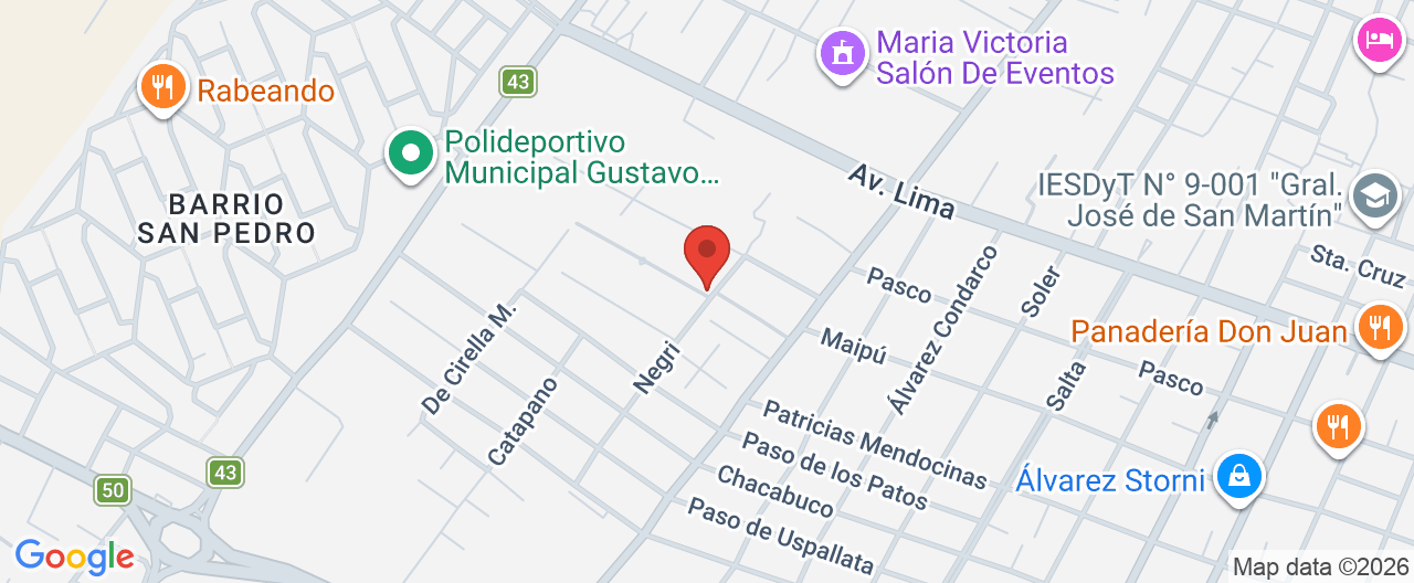 Mapa de la ubicación