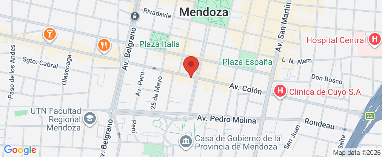 Mapa de la ubicación