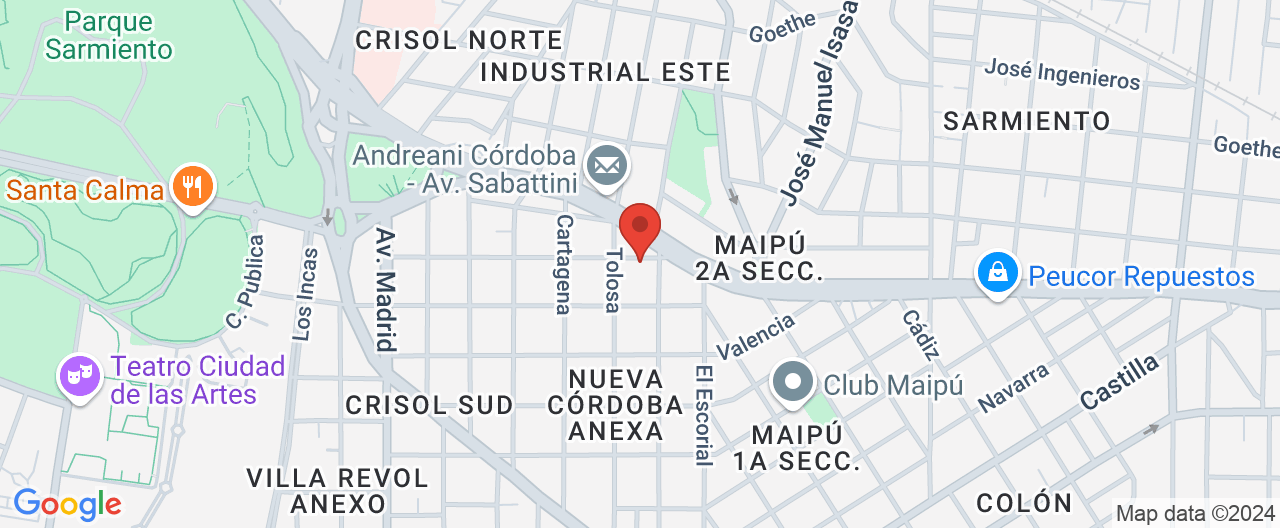 Mapa de la ubicación