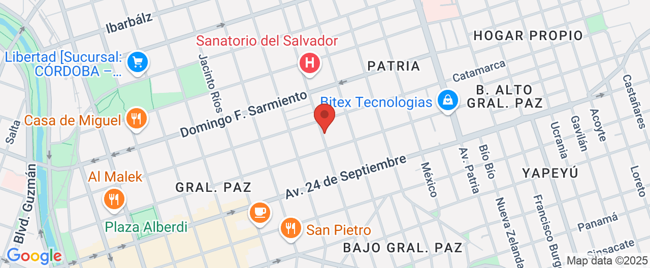 Mapa de la ubicación
