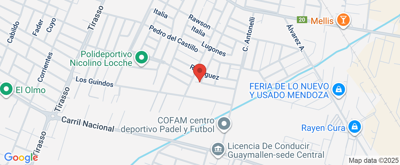 Mapa de la ubicación