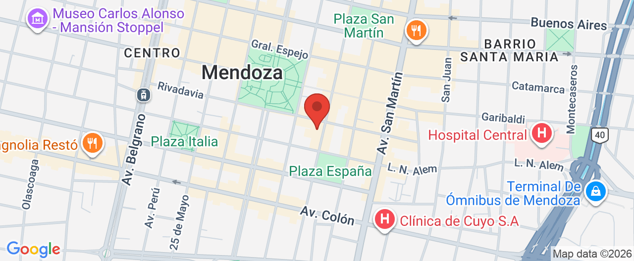 Mapa de la ubicación