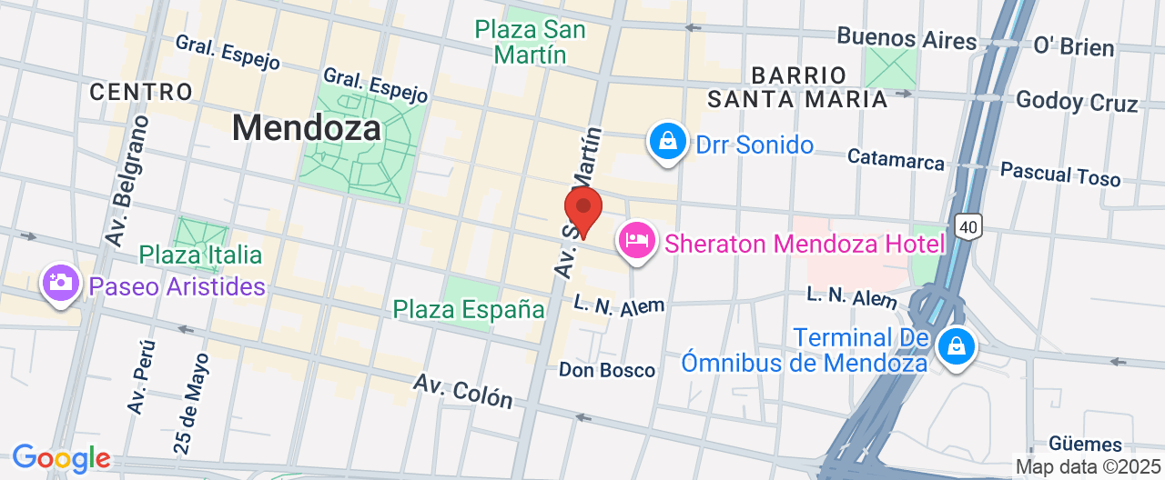 Mapa de la ubicación