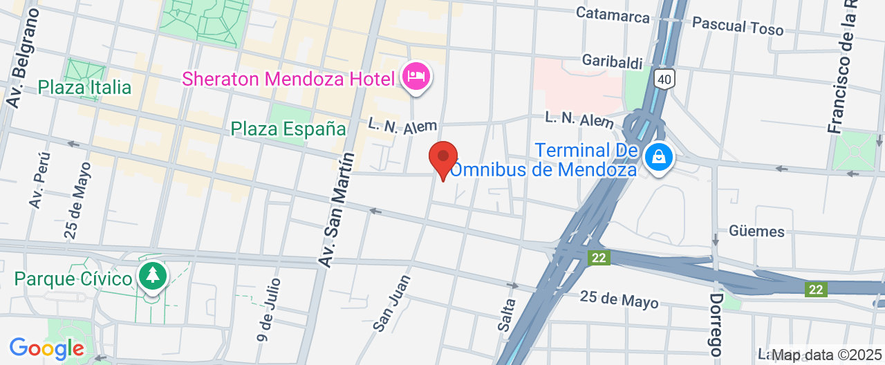 Mapa de la ubicación
