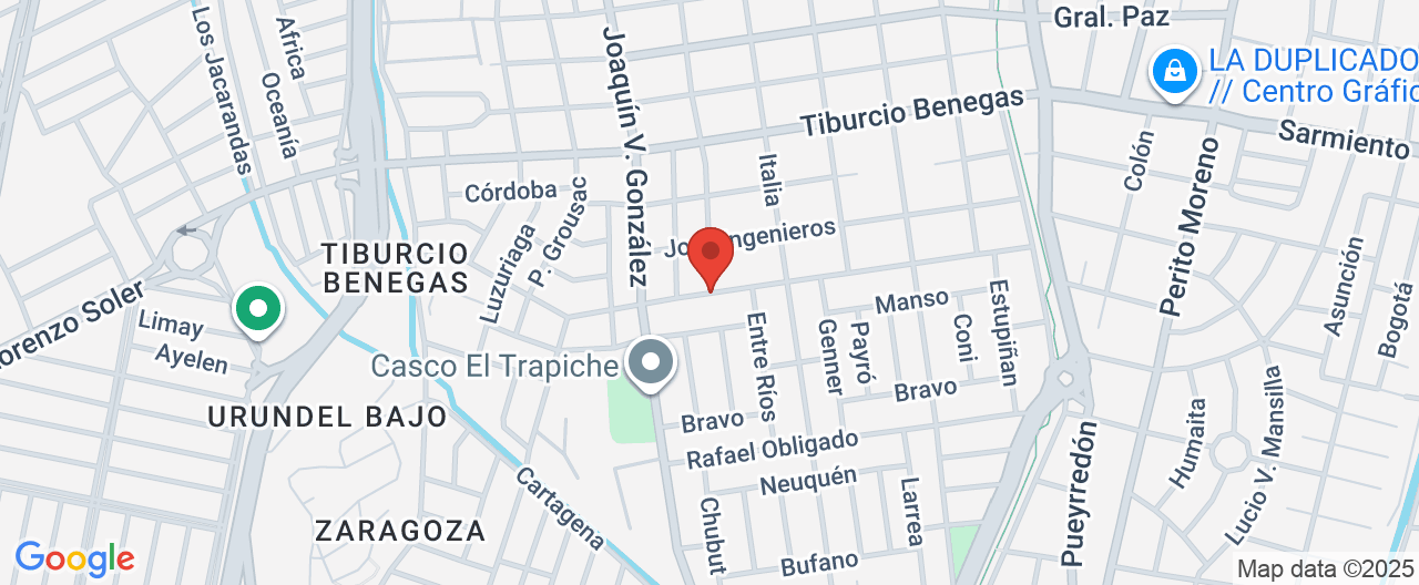 Mapa de la ubicación
