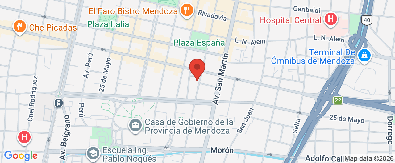 Mapa de la ubicación