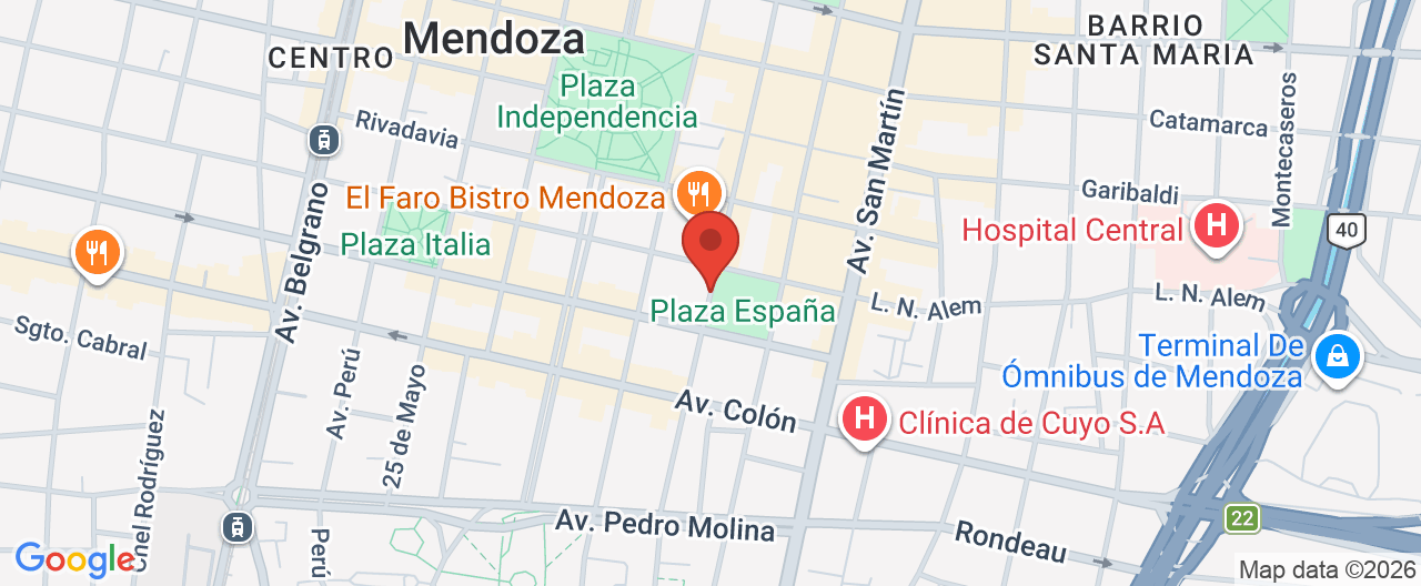 Mapa de la ubicación