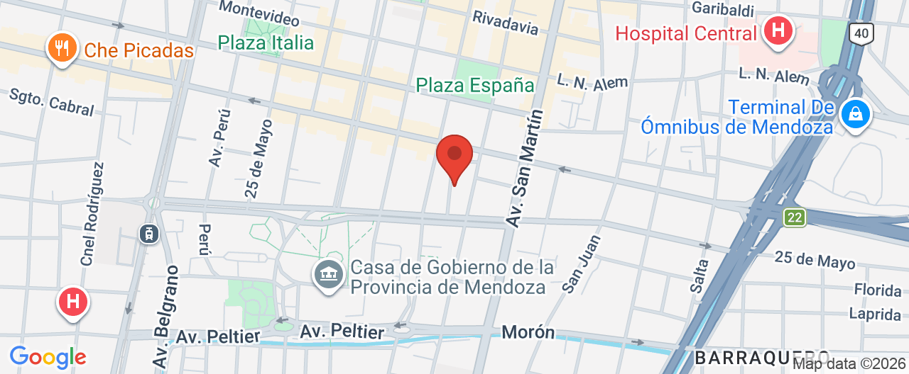 Mapa de la ubicación