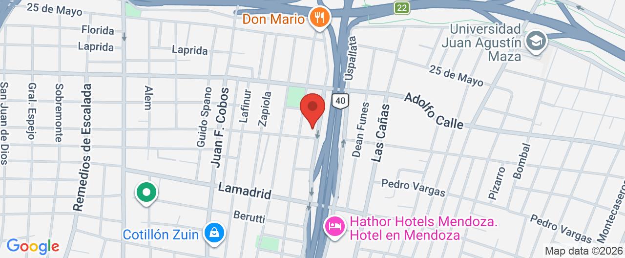 Mapa de la ubicación