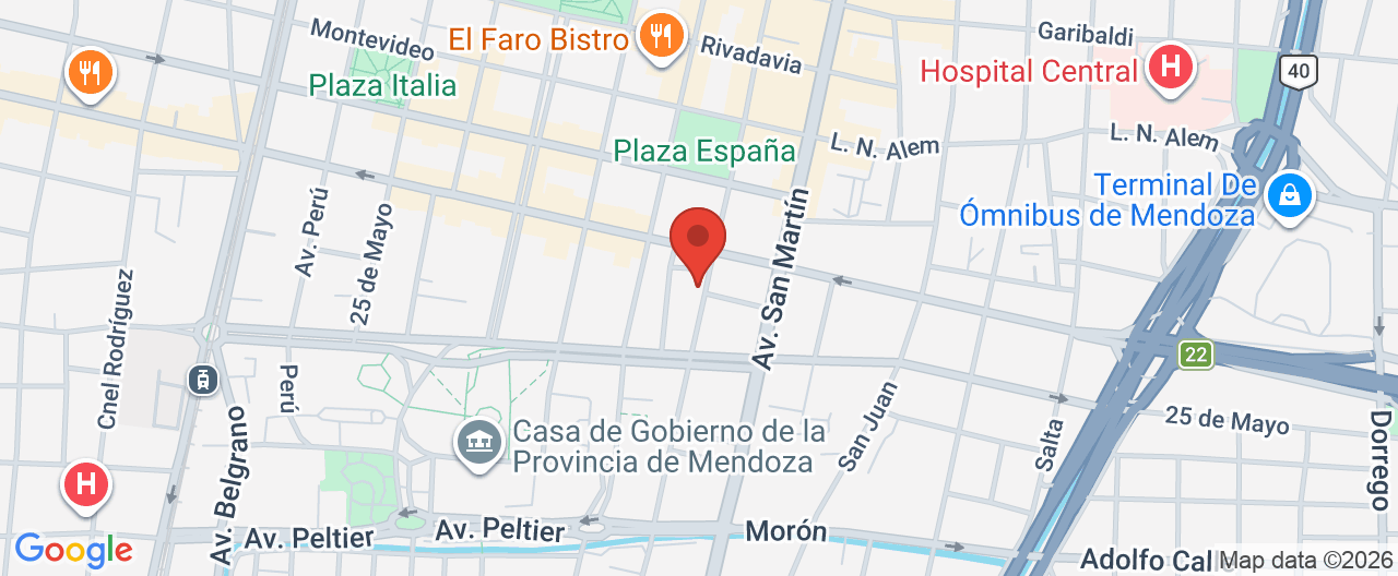 Mapa de la ubicación