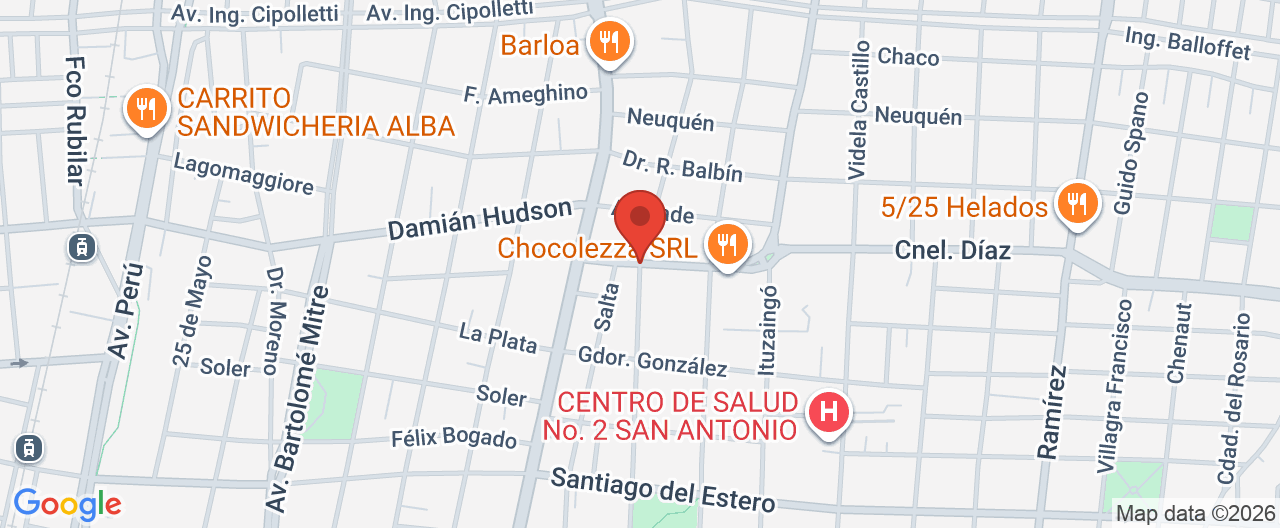 Mapa de la ubicación
