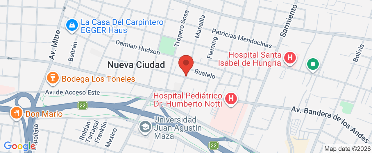 Mapa de la ubicación