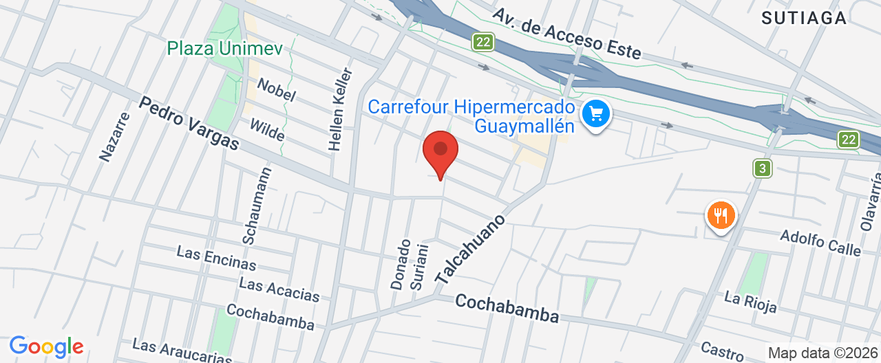 Mapa de la ubicación
