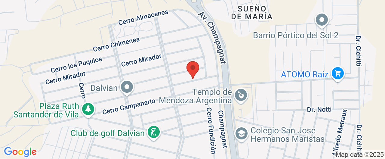 Mapa de la ubicación