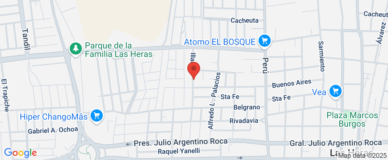 Mapa de la ubicación