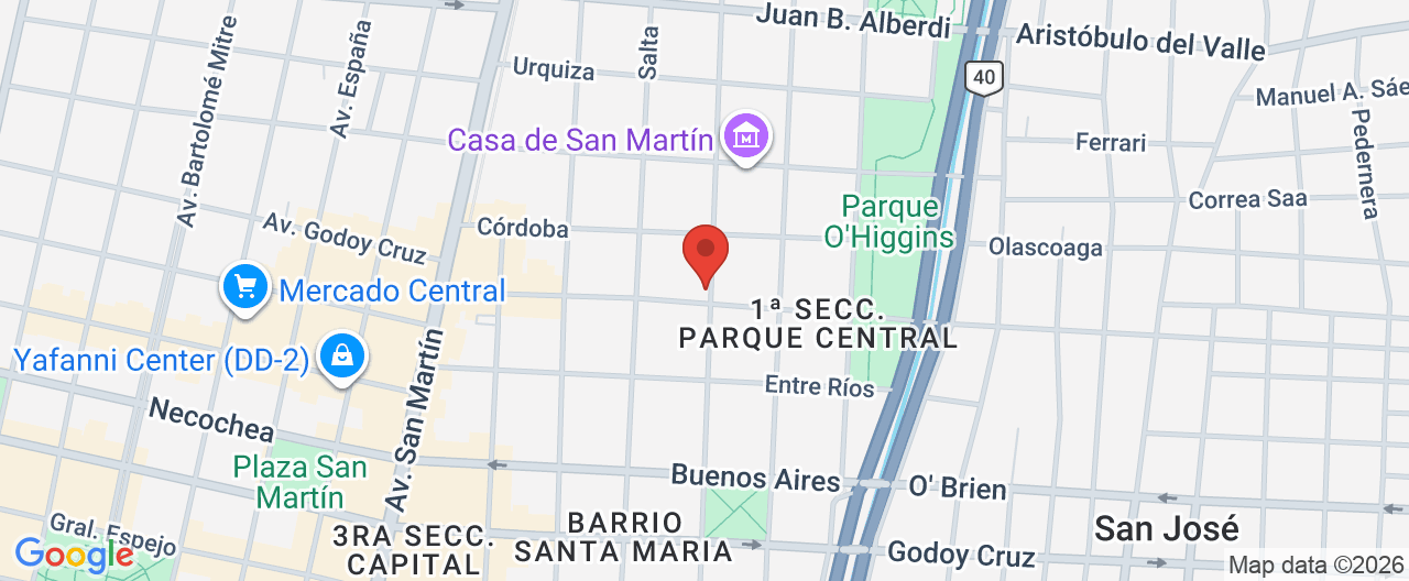 Mapa de la ubicación