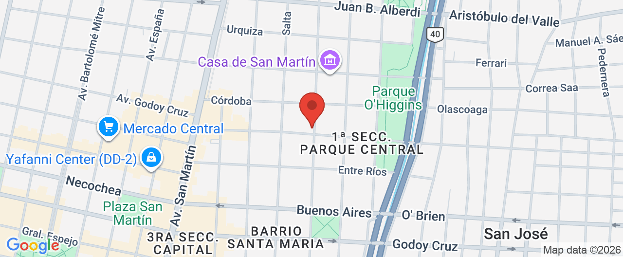 Mapa de la ubicación