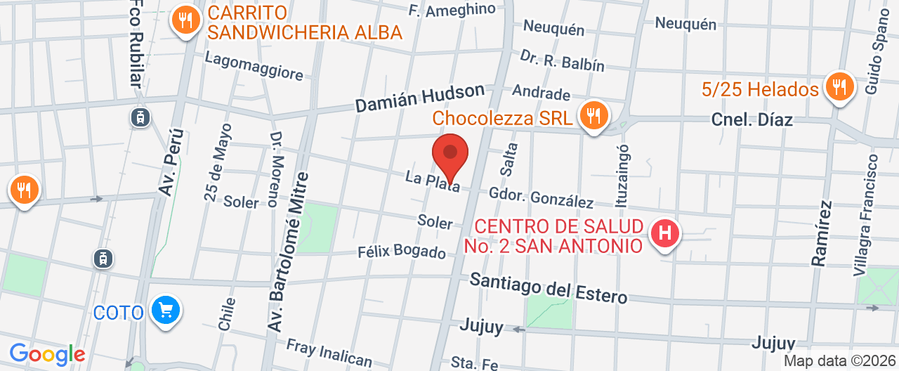 Mapa de la ubicación